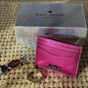 Kate Spade Candy Shop Card Case Key FOB Chain box